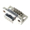Provertha TMC 9 Way Right Angle 2.84 mm Pitch Through Hole D-Sub Connector with Guide Frame Female 003644