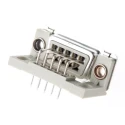 Provertha TMC 9 Way Right Angle 2.84 mm Pitch Through Hole D-Sub Connector with Guide Frame Female 003644