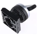 BACO BACO Series 3 Position Illuminated Selector Switch Head, 22 mm Cutout, Black Handle, IP20, IP66, IP67 L21ML30