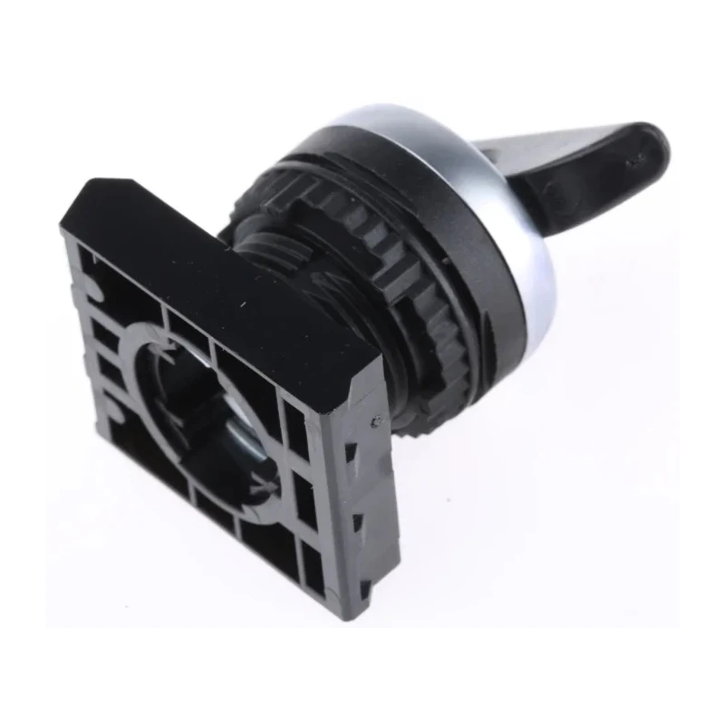 BACO BACO Series 3 Position Illuminated Selector Switch Head, 22 mm Cutout, Black Handle, IP20, IP66, IP67 L21ML30