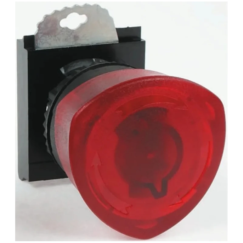 BACO Red Stay Put Push Button Head 22 mm Cutout IP66 L22EM10