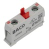 BACO BACO Series Contact Block, 600V, 1 NC, Screw Terminal, 10A Current Rating 33S01