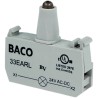 BACO Light Block 230V Green LED with Screw Terminal 33EAGH