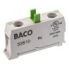 BACO BACO Series Contact Block, 600V, 10A, Screw Terminal, 1 NO Contact Configuration Model 33S10