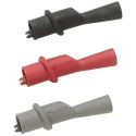 Fluke Crocodile Clip Set with Nickel Plated Steel Contact, Insulated, 10A Current, 8mm Jaw Opening AC120