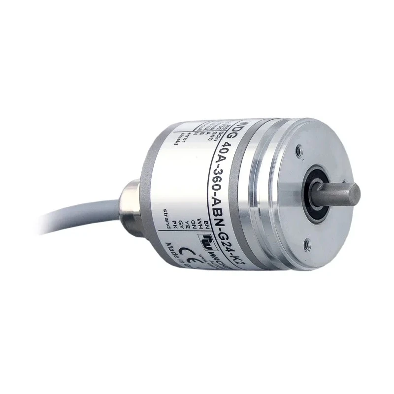 Wachendorff Incremental Encoder WDG 40A Series 30V DC, 20 PPR, HTL Output, Solid Shaft 6 mm 40A20ABNG24K2