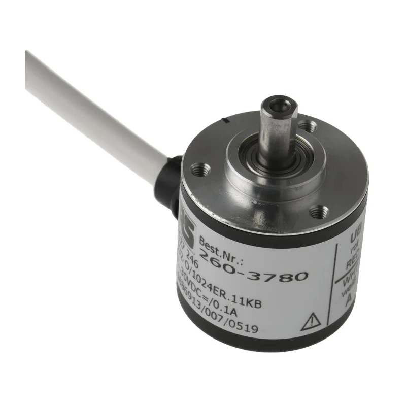 Hengstler RI32 Series Incremental Encoder 30V dc, 1024 PPR, Push Pull Signal, Solid Shaft 6 mm RI32-O/ 1024ER.11KB