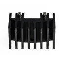 RS PRO Heatsink Cooling Electronics as a Heat Sink Black Anodised Aluminium 20 mm x 35 mm x 20 mm 17.9°C/W 263-251