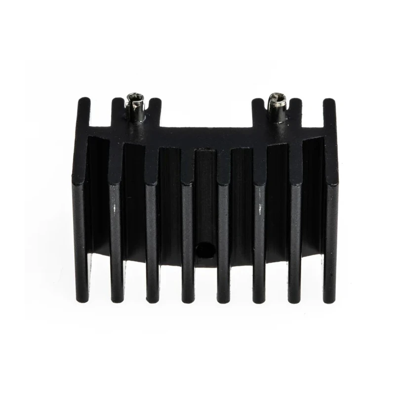 RS PRO Heatsink Cooling Electronics as a Heat Sink Black Anodised Aluminium 20 mm x 35 mm x 20 mm 17.9°C/W 263-251