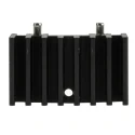 RS PRO Heatsink Cooling Electronics as a Heat Sink Black Anodised Aluminium 20 mm x 35 mm x 20 mm 17.9°C/W 263-251