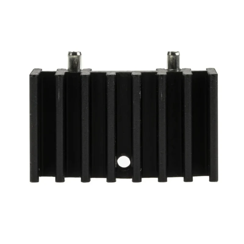 RS PRO Heatsink Cooling Electronics as a Heat Sink Black Anodised Aluminium 20 mm x 35 mm x 20 mm 17.9°C/W 263-251