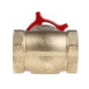 RS PRO Brass Gate Valve 1 in Inlet Female, 1 in Outlet Female, Non Rising Stem, 20 bar Maximum Operating Pressure 261-0328