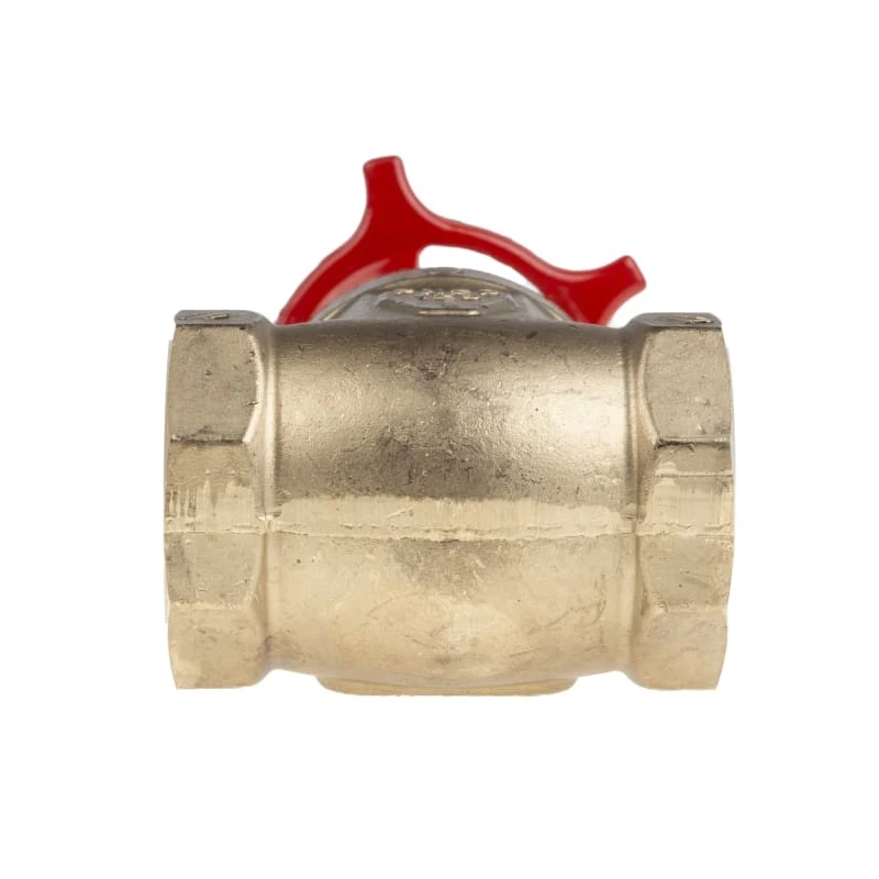 RS PRO Brass Gate Valve 1 in Inlet Female, 1 in Outlet Female, Non Rising Stem, 20 bar Maximum Operating Pressure 261-0328