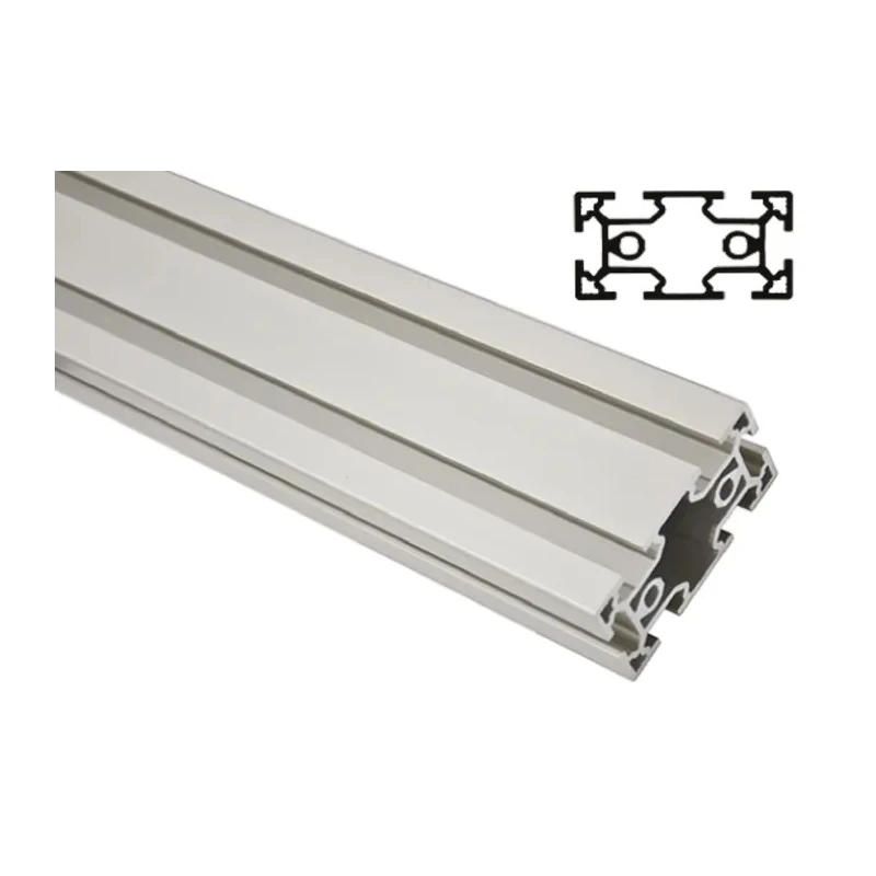 FlexLink Silver Aluminium Strut Profile 44 x 88 mm 11 mm Groove 2 m Length Series XC XCBM 2X44X88