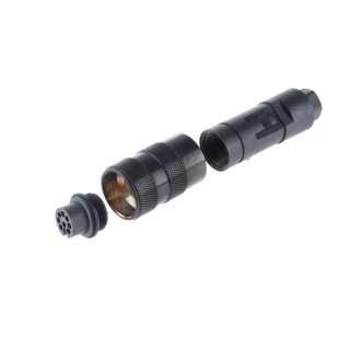 binder Circular Connector, 8 Contacts, Cable Mount, M16 Size, Plug, Female, IP67 Rated, 723 Series 09-0172-25-08