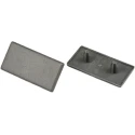 FlexLink Grey Aluminium Rectangular End Cap 44 mm Strut Profile 5.5 mm Groove XDBE 22X44 L