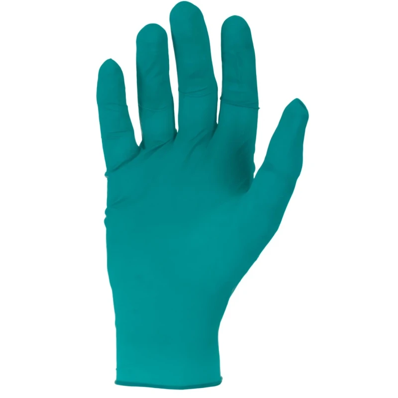 Ansell Green Nitrile Disposable Gloves Chemical Resistant Food Safe 0.12mm Thickness Size L Model 92600090