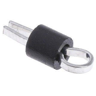 RS PRO 1.32 mm Black Phosphor Bronze Insulated Terminal Post 262-2214