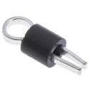 RS PRO 1.32 mm Black Phosphor Bronze Insulated Terminal Post 262-2214