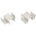 AAVID THERMALLOY Heatsink for PCBs, LEDs, Electronic Components, Aluminium, Silver, 8.6°C/W, 41.2 mm Height, 19 mm 437661