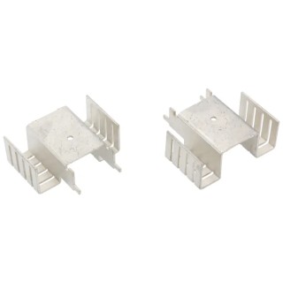 AAVID THERMALLOY Heatsink for PCBs, LEDs, Electronic Components, Aluminium, Silver, 8.6°C/W, 41.2 mm Height, 19 mm 437661