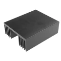 RS PRO Heatsink Universal Rectangular Aluminium 0.5K/W Thermal Resistance 50 mm Height 150 mm Length 125 mm Width 271-870