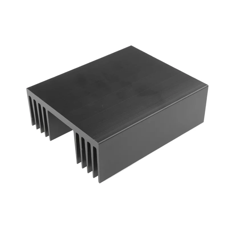 RS PRO Heatsink Universal Rectangular Aluminium 0.5K/W Thermal Resistance 50 mm Height 150 mm Length 125 mm Width 271-870