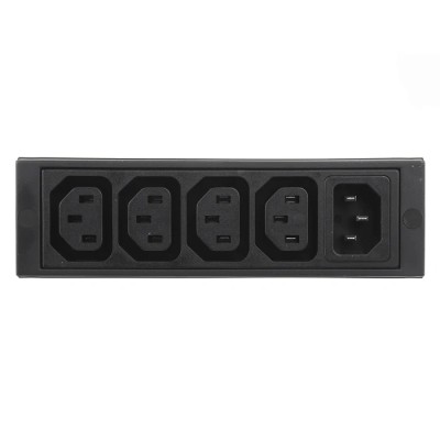 Schurter 10A 250V AC 4 Gang Socket Bar with 2m Cord IEC C13 4747.0000