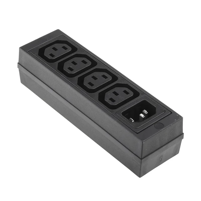 Schurter 10A 250V AC 4 Gang Socket Bar with 2m Cord IEC C13 4747.0000