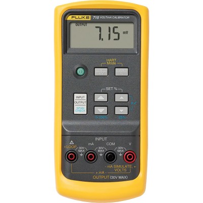 Fluke Current & Voltage Calibrator, 20V Max Voltage, 20 mA Max Current, 0.01% Accuracy FLUKE 715
