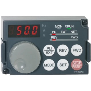 Mitsubishi Electric Human Interface Module FR Series Keypad for Use with FR-A700, FR-D700, FR-E700, FR-F700 Series FR-DU07