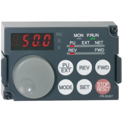 Mitsubishi Electric Human Interface Module FR Series Keypad for Use with FR-A700, FR-D700, FR-E700, FR-F700 Series FR-DU07