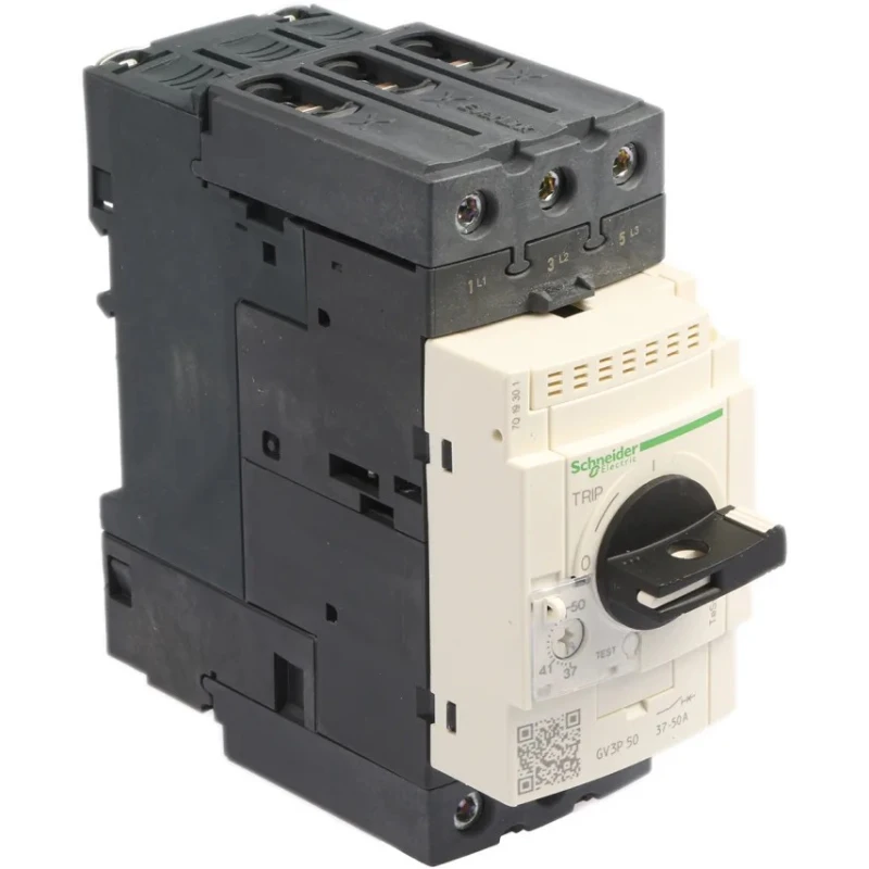 Schneider Electric TeSys GV Thermal Circuit Breaker 50A Current Rating 3-Pole Direct Mount GV3P50
