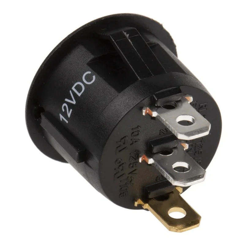 RS PRO Illuminated SPST On-Off Rocker Switch Panel Nylon Housing Green Actuator 10A 250V AC IP66 273-312