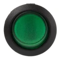 RS PRO Illuminated SPST On-Off Rocker Switch Panel Nylon Housing Green Actuator 10A 250V AC IP66 273-312