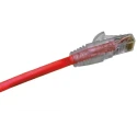 Molex CES PowerCat 6 Cat6 Ethernet Cable RJ45 Male to RJ45 Male 3 m Red Unshielded PVC PCD-02005-0C
