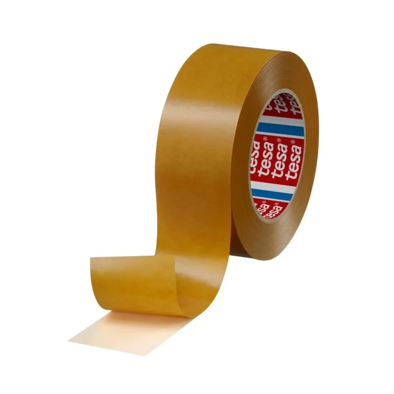 Tesa Translucent Double Sided Cloth Tape Non-Woven Backing 25mm x 50m Adhesion Strength 8.5N/cm Tensile 04959-00007-00
