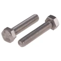 RS PRO Plain Stainless Steel Hex Bolt, M5 x 25 mm, DIN 933 263-2227