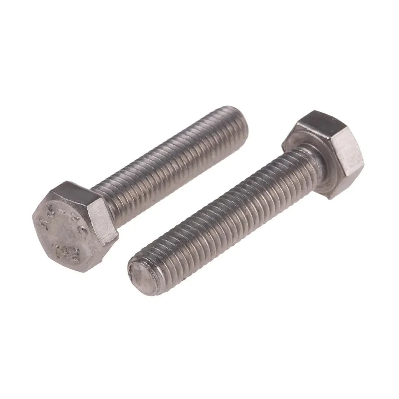 RS PRO Plain Stainless Steel Hex Bolt, M5 x 25 mm, DIN 933 263-2227