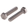 RS PRO Plain Stainless Steel Hex Bolt, M5 x 25 mm, DIN 933 263-2227