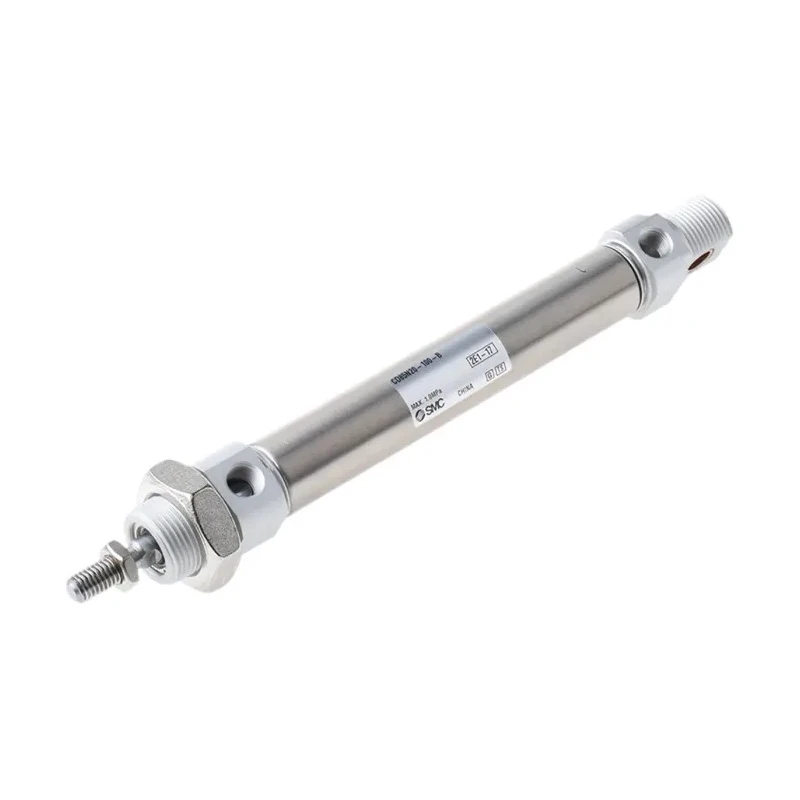 SMC 100 mm Pneumatic Piston Rod Cylinder Double Acting Clevis Mount Aluminium Alloy Body CD85