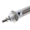 SMC 100 mm Pneumatic Piston Rod Cylinder Double Acting Clevis Mount Aluminium Alloy Body CD85