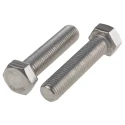 RS PRO Plain Stainless Steel Hex Bolt M16 x 70 mm DIN 933 316 A4 Stainless Steel 263-2306