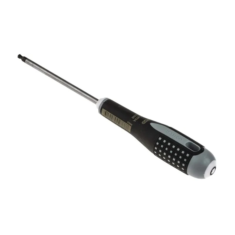 Bahco Standard Hexagon Screwdriver 4 mm Tip, 100 mm Blade Length, 222 mm Overall Length BE-8704