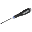 Bahco Standard Screwdriver, PZ1 Tip, 75 mm Blade, Bi-Material Handle, VDE 1000V Approved, 197mm Overall BE-8810