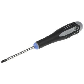 Bahco Standard Screwdriver, PZ1 Tip, 75 mm Blade, Bi-Material Handle, VDE 1000V Approved, 197mm Overall BE-8810