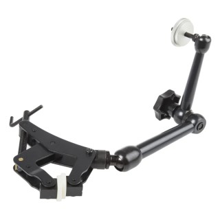 Noga Steel Base & Arm Articulated DTI Clamp Centre Lock Arm 113mm Top Arm 132mm Bottom Arm MG 1600