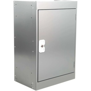 RS PRO 1 Door Steel Grey Tool Locker 684 mm x 450 mm x 300 mm 263-8168