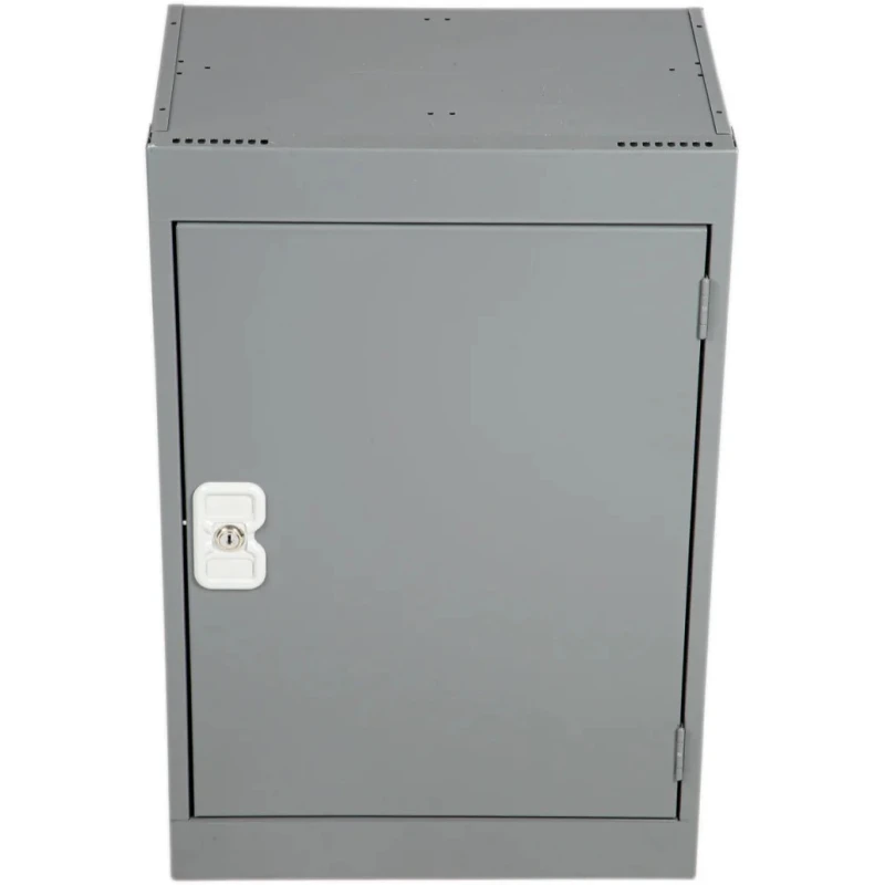 RS PRO 1 Door Steel Grey Tool Locker 684 mm x 450 mm x 300 mm 263-8168