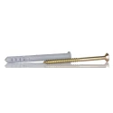 RS PRO Nylon Frame Fixing for Concrete and Masonry 8 mm Drill Diameter, 80 mm Length, Maximum Fixing Thickness 40 mm 275-765